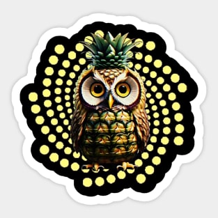 owl fruit Sticker